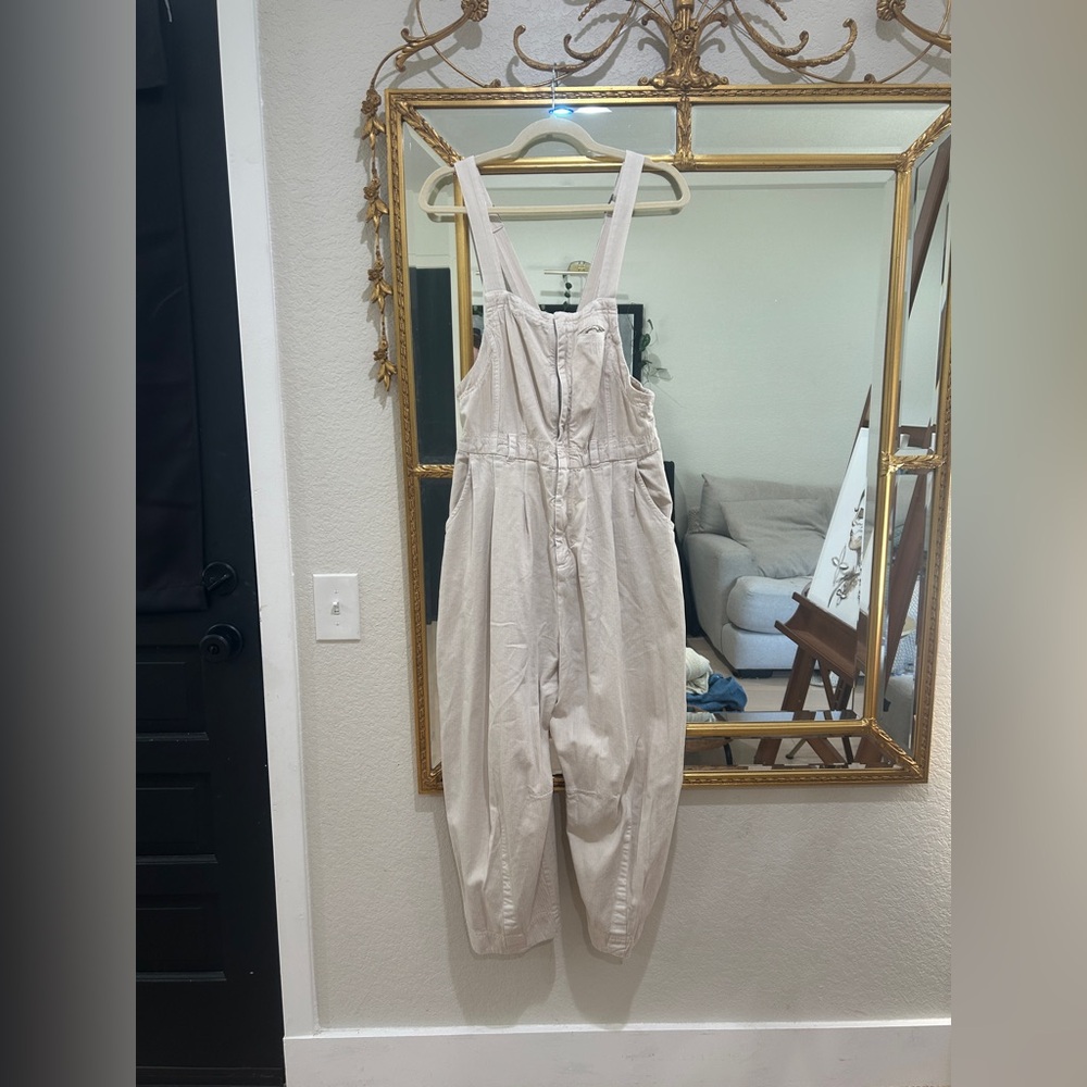 Free People Leonie one piece barrel overalls